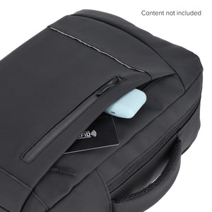 Zaino per laptop PU Osaka 30 x 14 x 42 cm 15 L Nero - personalizzabile con logo