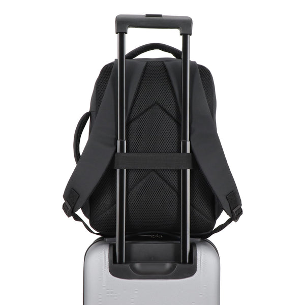 Zaino per laptop PU Osaka 30 x 14 x 42 cm 15 L Nero - personalizzabile con logo