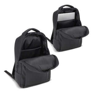 Zaino per laptop PU Osaka 30 x 14 x 42 cm 15 L Nero - personalizzabile con logo