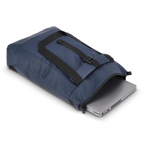 Zaino per laptop rPET 600D Navi 36 x 40 x 10 cm - personalizzabile con logo