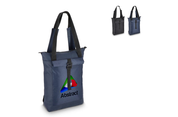 Zaino per laptop rPET 600D Navi 36 x 40 x 10 cm - personalizzabile con logo
