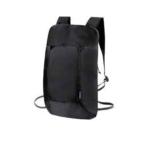 Zaino Pieghevole Redrax nero - personalizzabile con logo