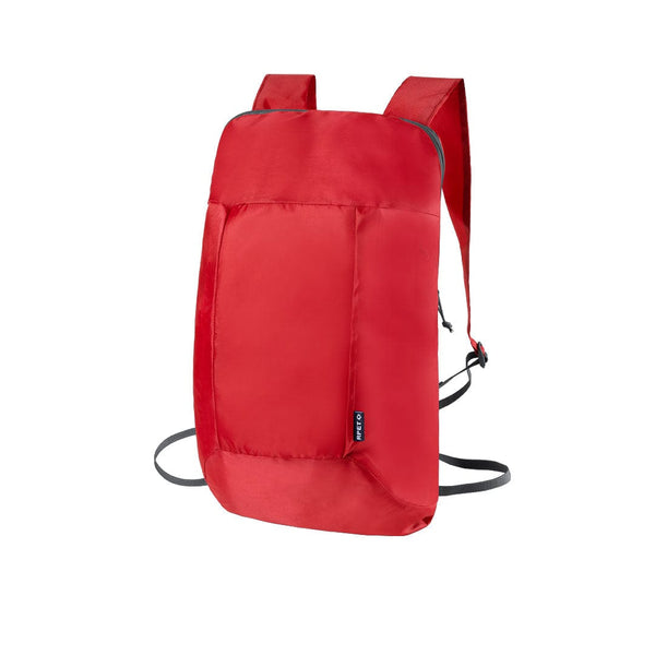 Zaino Pieghevole Redrax rosso - personalizzabile con logo