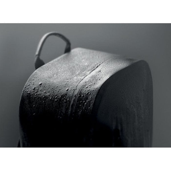 Zaino porta computer 300D RPET Nero - personalizzabile con logo