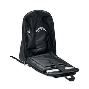 Zaino porta laptop 15 pollici Nero - personalizzabile con logo