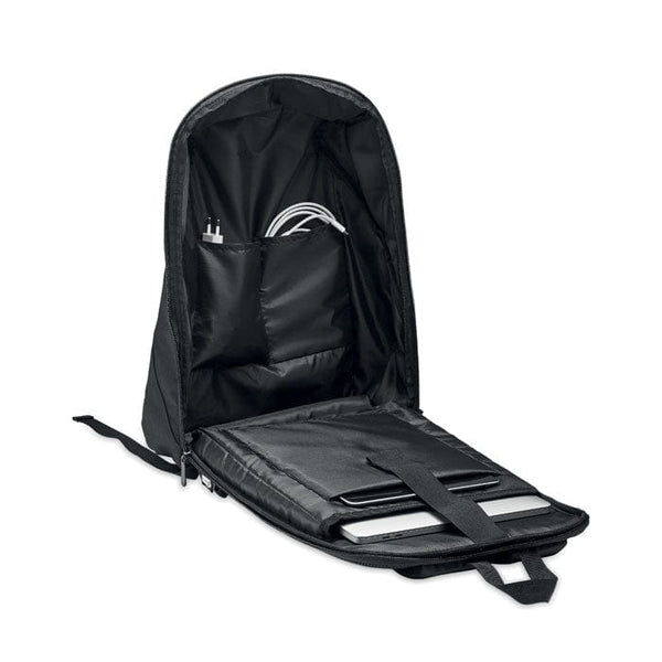 Zaino porta laptop 15 pollici Nero - personalizzabile con logo