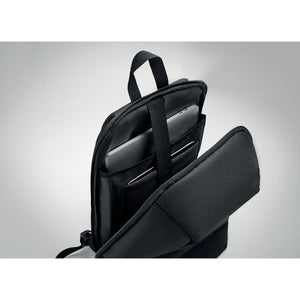 Zaino porta laptop 15 pollici Nero - personalizzabile con logo