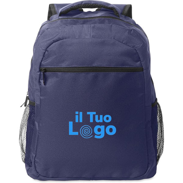 Zaino porta laptop da 15 Blu - personalizzabile con logo