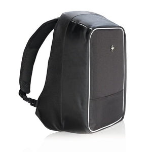 Zaino porta PC 15,6" antitaccheggio Swiss Peak AWARE™ nero - personalizzabile con logo