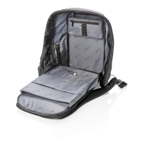 Zaino porta PC 15,6" antitaccheggio Swiss Peak AWARE™ nero - personalizzabile con logo