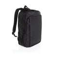 Zaino porta PC 15,6" espandibile Flexpack in rPET Aware™ nero - personalizzabile con logo