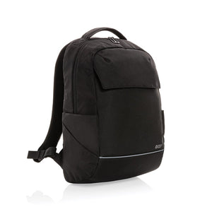 Zaino porta PC 15,6" Swiss Peak Brooke AWARE™ RPET nero - personalizzabile con logo