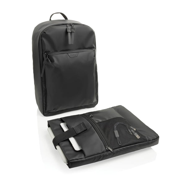 Zaino porta PC 16" Everyday Swiss Peak OSLO RCS nero - personalizzabile con logo