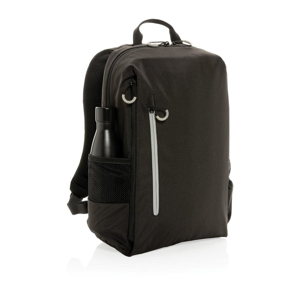 Zaino porta pc Zip 13" pelle Blu | Acciaio Zaino porta pc Zip 13" pelle Blu | Acciaio