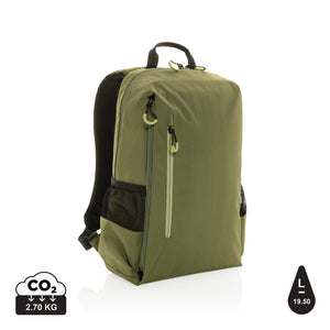 Zaino porta PC da 15,6" Impact AWARE™ Lima RFID verde - personalizzabile con logo