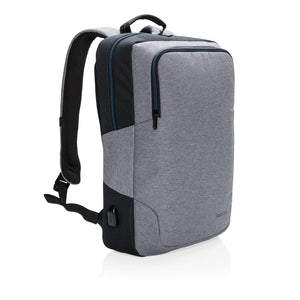 Zaino porta PC da 15” Arata grigio - personalizzabile con logo