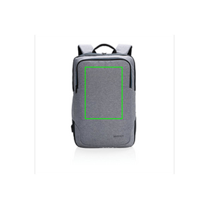 Zaino porta PC da 15” Arata grigio - personalizzabile con logo