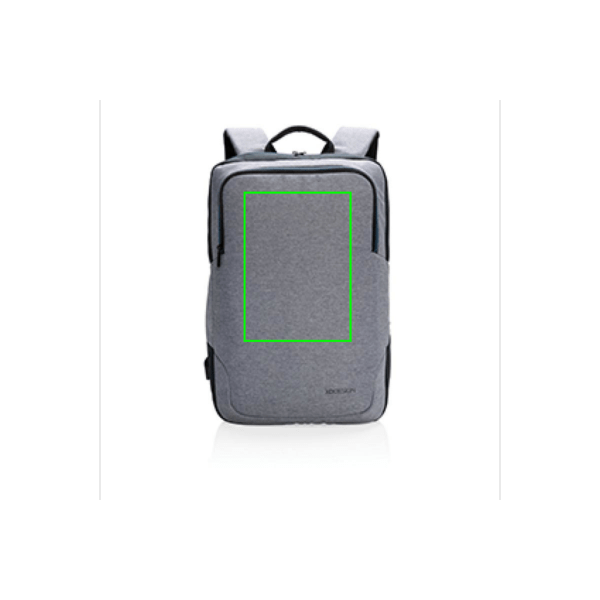 Zaino porta PC da 15” Arata grigio - personalizzabile con logo