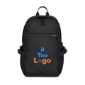 Zaino porta PC da 15" Renew in rPET AWARE™ nero - personalizzabile con logo