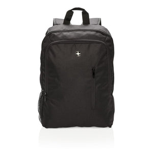 Zaino porta PC da 17” Swiss Peak nero - personalizzabile con logo