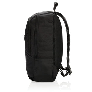 Zaino porta PC da 17” Swiss Peak nero - personalizzabile con logo