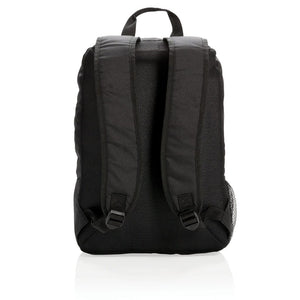 Zaino porta PC da 17” Swiss Peak nero - personalizzabile con logo