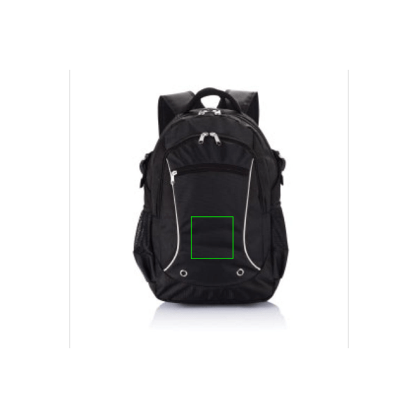 Zaino porta PC denver senza PVC nero - personalizzabile con logo