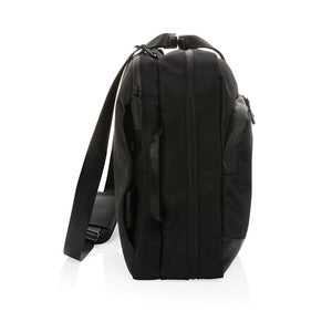 Borsa - Zaino porta PC executive 2 in 1 Swiss Peak Aware™ nero - personalizzabile con logo