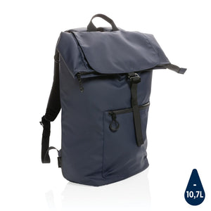 Zaino porta PC idrorepellente Impact AWARE™ RPET blu navy - personalizzabile con logo