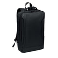 Zaino porta pc in RPET 28x12x42 cm Nero - personalizzabile con logo