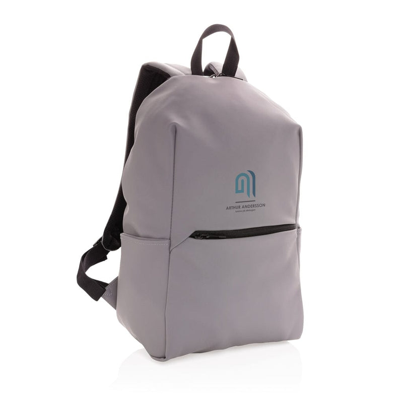 Zaino portacomputer da 15,6" in PU liscio Colore: nero, grigio, blu navy €36.69 - P762.571