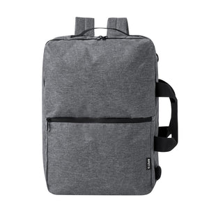 Zaino Portadocumenti Makarzur grigio - personalizzabile con logo
