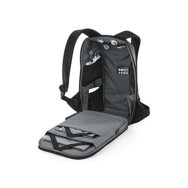 Zaino Project Charge Security nero - personalizzabile con logo