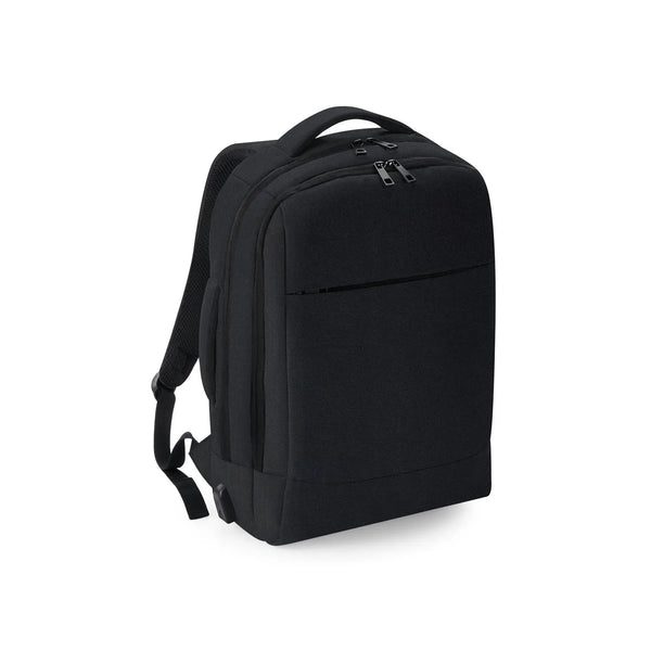 Zaino Q-Tech Charge Convertible nero - personalizzabile con logo