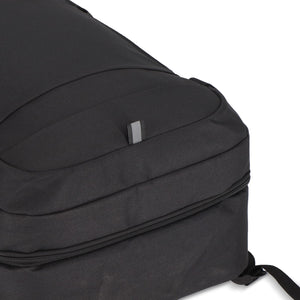 Zaino R-PET 600D per la notte 22L Nero - personalizzabile con logo