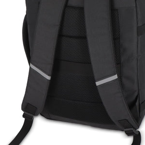 Zaino R-PET 600D per la notte 22L Nero - personalizzabile con logo
