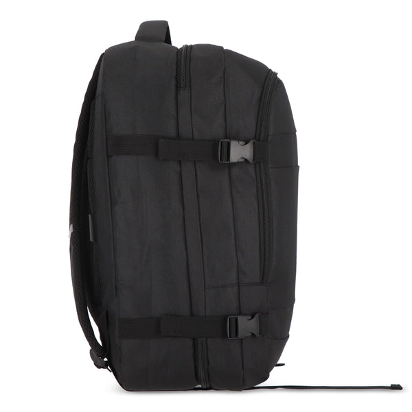 Zaino R-PET 600D per la notte 22L Nero - personalizzabile con logo