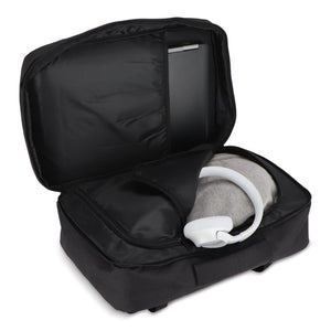 Zaino R-PET 600D per la notte 22L Nero - personalizzabile con logo
