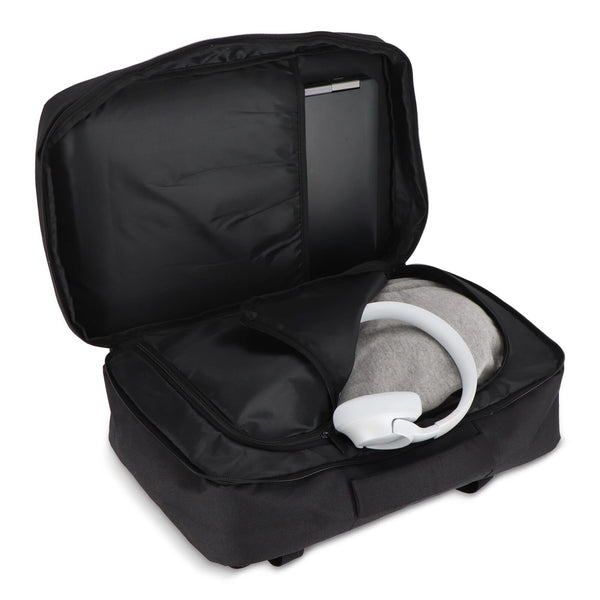 Zaino R-PET 600D per la notte 22L Nero - personalizzabile con logo