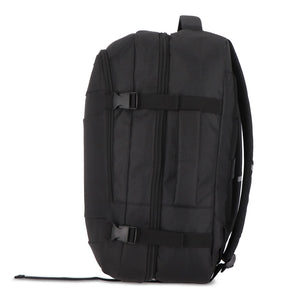 Zaino R-PET 600D per la notte 22L Nero - personalizzabile con logo