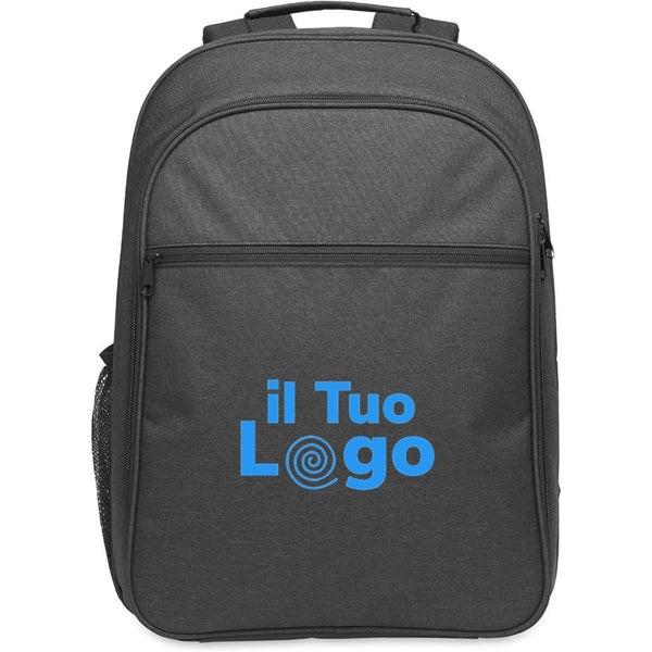 Zaino refrigerante in 300D RPET Nero - personalizzabile con logo
