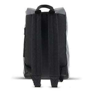 Zaino roll top riflettente 26x13x50cm Grigio - personalizzabile con logo