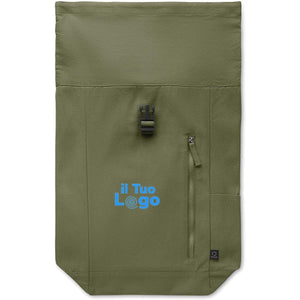 Zaino rolltop 390 gr eco - personalizzabile con logo