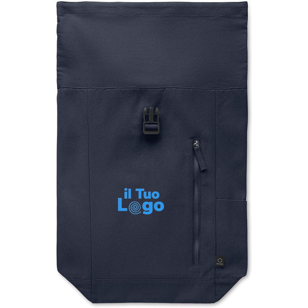 Zaino rolltop 390 gr eco - personalizzabile con logo