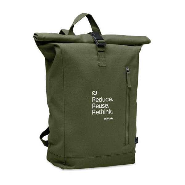 Zaino rolltop 390 gr - personalizzabile con logo