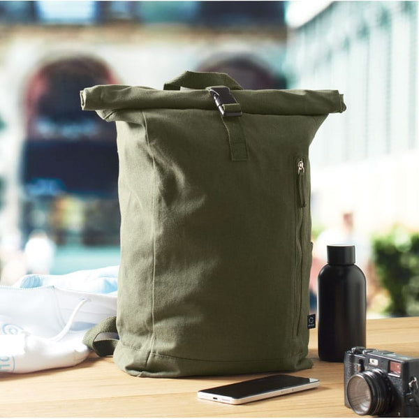 Zaino rolltop 390 gr - personalizzabile con logo