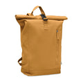Zaino rolltop 390 gr/m² Giallo - personalizzabile con logo
