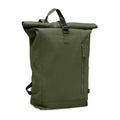 Zaino rolltop 390 gr verde - personalizzabile con logo