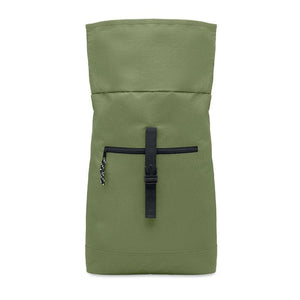 Zaino rolltop in poliestere - personalizzabile con logo