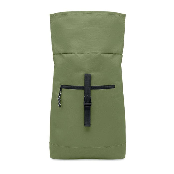 Zaino rolltop in poliestere - personalizzabile con logo